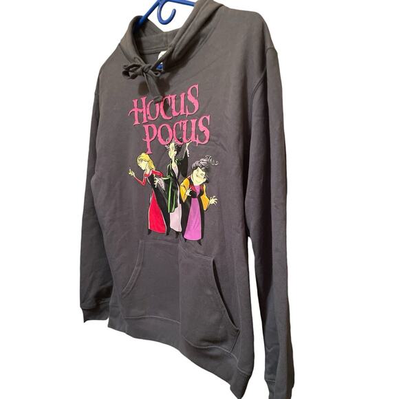 Disney  Hocus Pocus Witch Graphic Sweatshirt Gray Hoodie Women’s Size M NWT - Picture 3 of 8